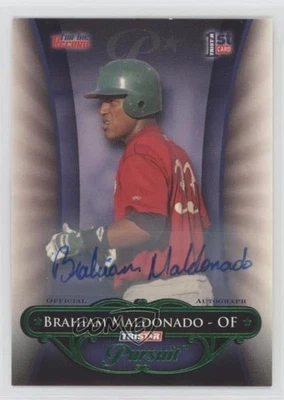 2010 TRISTAR Pursuit Green Auto /25 Brahiam Maldonado #145 Auto - Image 1 of 2