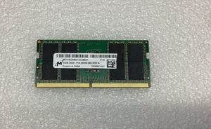 Micron 32GB SoDimm DDR5-4800B PC5-38400 2Rx8 Non-ECC 1.1V MTC16C2085S1SC48BAY/X - Picture 1 of 3