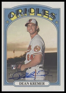 2021 Topps Heritage #ROA-DK Dean Kremer Real One Autographs High Number - Bild 1 von 2