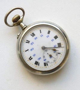 VINTAGE Französische Taschenuhr Horlogerie Soignee Pierre & Etienne Frainier Mortea - Bild 1 von 5