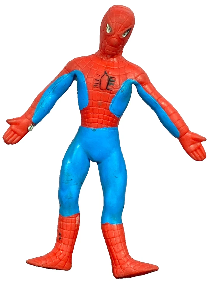 MEGO SpiderMan Worlds Greatest Super Heroes Bendy Bend-n-Flex 1973 5" De colección  Foto 1 de 4