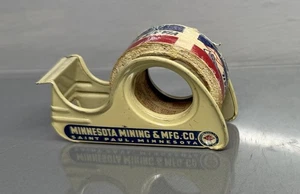 Vintage Scotch Tape Dispenser Tin ~ Minnesota Mining ~ Air Mail - Picture 1 of 9