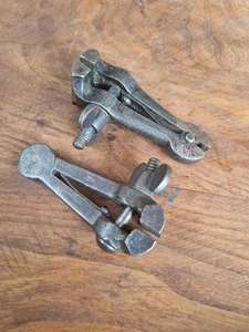 2 Gunsmith Watchmakers Handheld Vices Vintage Clamp - Picture 1 of 7