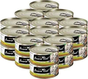 Fussie Cat Tuna With Smoked Tuna Formula In Aspic Grain-Free 24 Cans 2.82oz 1/26 - Picture 1 of 5