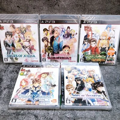 Playstation 3 Tales Series Set of 5 PS3 Bandai Namco Japan Game Sealed New - Image 1 of 4
