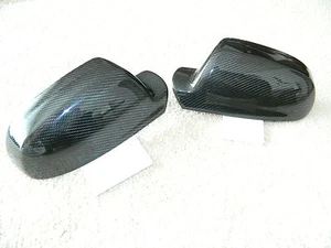 Carbon Spiegel Cover Spiegelkappen Mirror passend für AUDI A5 8T A4 B8 A3 8P  - Bild 1 von 2