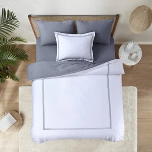Lincove Luxury Duvet Cover Set Latina Collection- 100% Ultra Soft Cotton Sateen - Picture 1 of 8