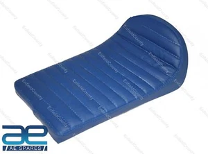 Pour Benelli Mojave Siège En Similicuir Bleu Foncé Café Racer 260 360 Motos ECs - Photo 1/10