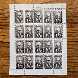 Dr Allison Davis Black Heritage Stamps MNH 29c Sheet of 20 Issued 1994 - Picture 1 of 4