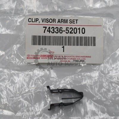 OEM GENUINO TOYOTA CAMRY COROLLA XB YARIS MATRIZ PARASOL BRAZO CLIP 74336-52010 Foto 1 de 3