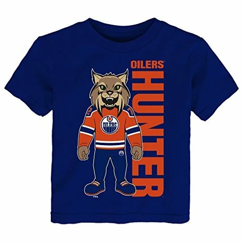 Outerstuff NHL Edmonton Oilers Children Mascot Pride Short Sleeve Tee, Large( Cover