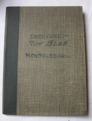 Mendelssohn Ruy Blas Op 95 Overture  Eulenburg study score  - Image 1 of 3