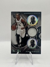 2020-21 Noir DeMar DeRozan Newsreels Game Worn Jersey #67/75 Spurs