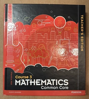Prentice Hall Mathematics Course 3 Common Core Teacher's Edition - Image 1 of 4
