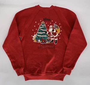 Vintage Knott’s Berry Farm Christmas Festival Sweatshirt Size M (10-12) Youth - Picture 1 of 7