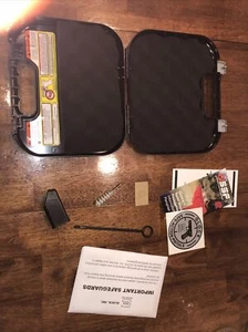 Glock Factory Pistol Case w/ Manual, Cleaning Rod, Brush, and Mag Loader Lot C - Picture 1 of 10