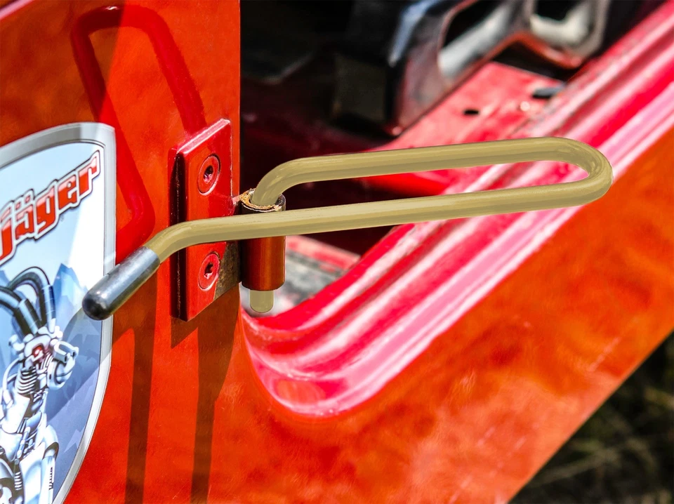 Par de reposapiés estacionarios beige militar para Jeep CJ7 76-86 Steinjager J0045938 Foto 1 de 1