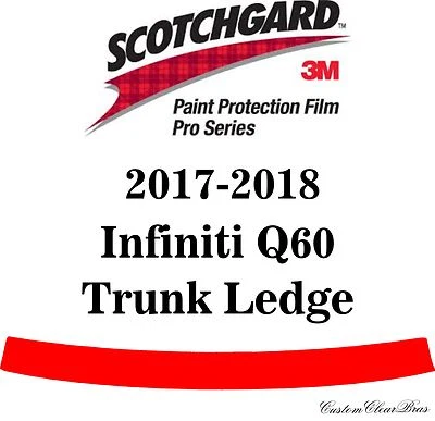 Película de protección de pintura 3M Scotchgard serie Pro para Infiniti Q60 2019 2020 2021 Foto 1 de 3