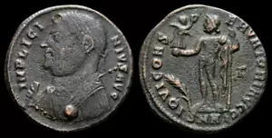 ALTE RÖMISCHE MÜNZEN LICINIUS I (308-324). AE Follis. 2,73gramm. 18,8mm. #1177 - Bild 1 von 1