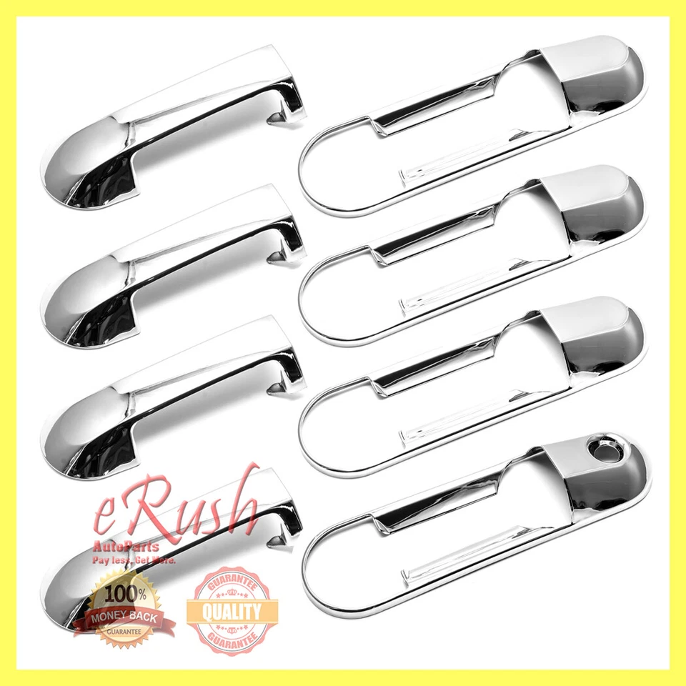 PARA 2002 2003 2004 2005 LINCOLN AVIATOR CROMO MANIJA PUERTA CUBIERTAS CUBIERTA 8 PIEZAS NUEVO Foto 1 de 1