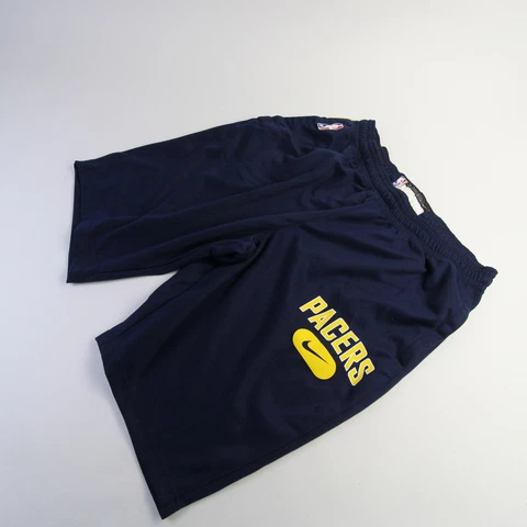 Indiana Pacers Nike NBA Authentics Dri-Fit Practice Shorts Men's Navy Used Cover