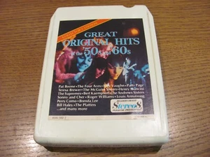 Great Original Hits Of The 50s And 60s 8 track Tape 4 - Picture 1 of 5