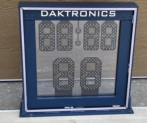 Daktronics Shot Clock Transparent 22” LED Basketball Backstop 0A-1322-0035 - Picture 1 of 6