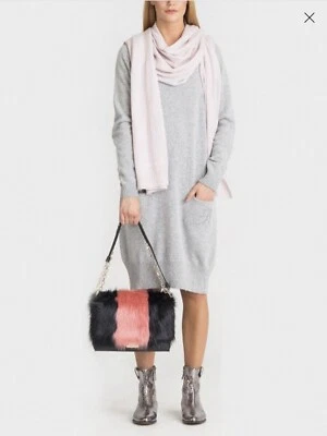 Vestido de punto de lana con cuello en V Emporio Armani para mujer talla 46 L Foto 1 de 4