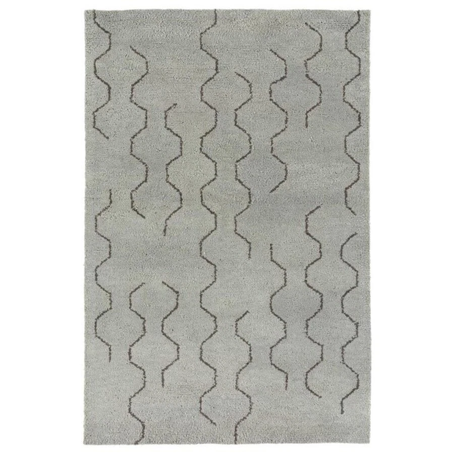 Kaleen Rugs MER95 Micha Area Rug, Silver, 3'6"x5'6" - MCA95-77-3656 - Image 1 of 1