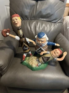 50er Jahre Blatz Bier Baseball Werbung Metall 3 Spieler Figur Ausstellungsstück🔥🔥 - Bild 1 von 10