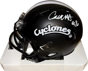 Minicasco firmado por Carson Hansen de los ciclones del estado de Iowa certificado por la JSA - Imagen 1 de 1