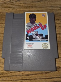 Michael Andretti's World GP Nintendo Entertainment System NES Cleaned Tested