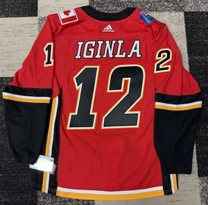 Jarome Iginla Calgary Flames Adidas Authentic Jersey - XL - 54 - NWT - New - Picture 1 of 7