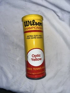 Pelotas de tenis Wilson Championship vintage 3 pelotas lata de metal - Imagen 1 de 7