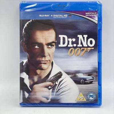 James Bond 007 • Dr No [Blu-Ray] Sean Connery • UK RB • New Sealed - Image 1 of 2