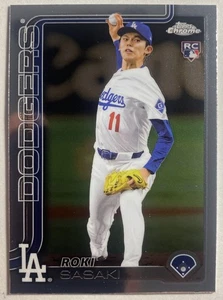 Topps Chrome Roki Sasaki #217 2025 novato - Imagen 1 de 1