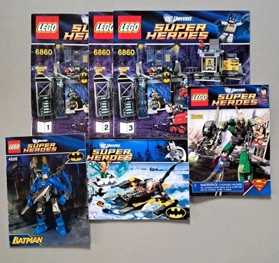 ENORME LOTE de 31 Manuales LEGO MARVEL SUPER HEROES & DC Comics Instrucciones Foto 1 de 4