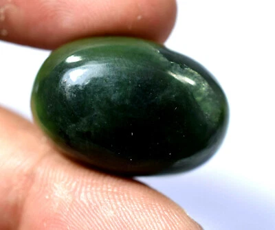 42.25 Ct Natural Green Serpentine Untreated Translucent Top Quality Gemstone - Image 1 of 4