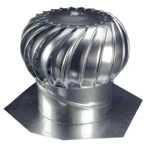 12 in. Galvanized Steel Internally Braced Whirlybird Wind Turbine - Picture 1 of 1