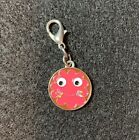 Kidrobot Yummy Heidi Kenney Keychain / Zipper Pull Enamel Donut Pink Brown