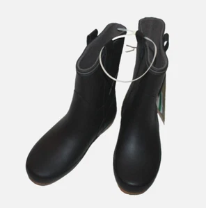 Tretorn Women's Girls' Black or Gray Rubber Rain Boots Shoe Size 35 or 36 - Picture 1 of 14