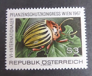 Österreich 1967 6. Int Pflanzenschutz Kongresskäfer SG1504 POSTFRISCH UM unmontiert - Bild 1 von 1