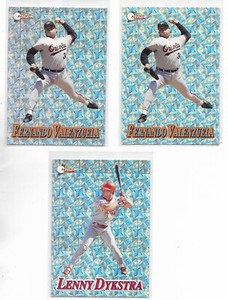 1994 Pacific SILVER PRISMS Pick-A-Card Fernando Valenzuela Lenny Dykstra