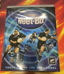 Weet-Bix EMPTY Collectable Tin Can ALL BLACKS JONAH LOMU WITH ALL BLACKs BOWL - Picture 1 of 11