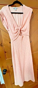 derek lam 10 crosby dress, Size M, apricot, cut out, midi - Picture 1 of 7