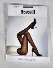 Wolford Satin Opaque 50 Tights - Admiral - Size 10-12 - S - New