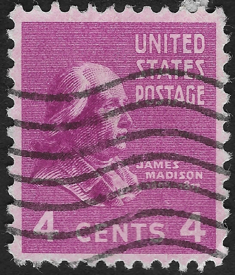 US stamp, 1938-1939 Presidential Issue   4 cents  (KBX) - Image 1 of 1