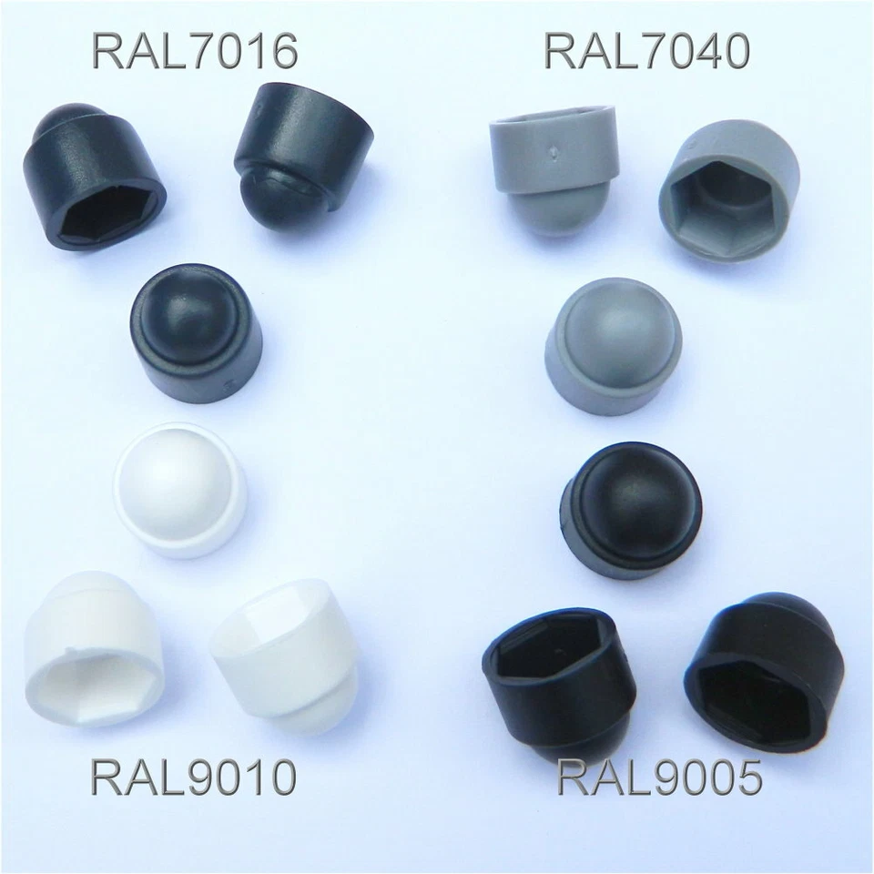 Schutzkappen für Schrauben M4 - M20 Schraubenkappe Abdeckkappe Sechskantschraube - Bild 1 von 1