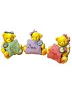 2000 Cherished Teddies Mini Set Of 3 Figurines Scented Pillows enesco #842672 