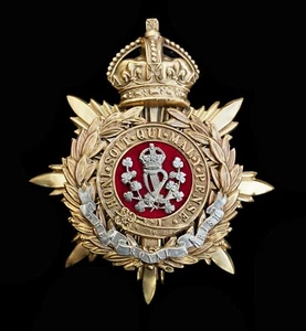 Placa de casco de tela azul irlandés real Kings Crown - Imagen 1 de 1